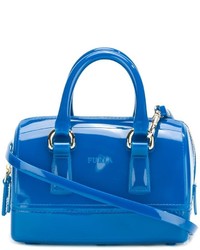 Женская синяя сумка от Furla