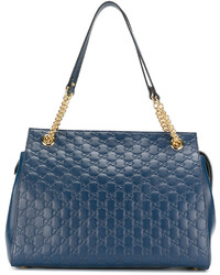Женская синяя сумка от Gucci
