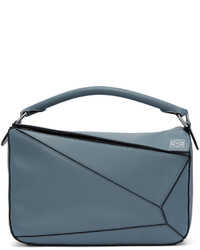 Женская синяя сумка от Loewe
