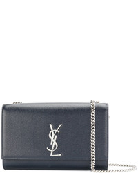 Женская синяя сумка от Saint Laurent