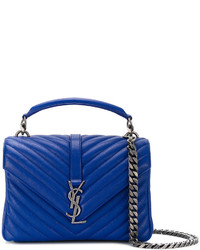 Женская синяя сумка от Saint Laurent