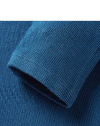 Мужская синяя футболка на пуговицах от Barena