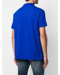 Мужская синяя футболка-поло с вышивкой от Polo Ralph Lauren