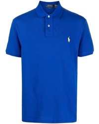 Мужская синяя футболка-поло с вышивкой от Polo Ralph Lauren