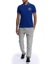 Мужская синяя футболка-поло с принтом от Atributika &amp; Club™