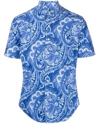 Мужская синяя футболка-поло с принтом от Polo Ralph Lauren