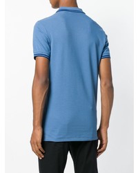 Мужская синяя футболка-поло с принтом от Ps By Paul Smith