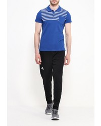 Мужская синяя футболка-поло от adidas Performance