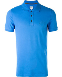 Мужская синяя футболка-поло от Armani Collezioni