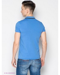 Мужская синяя футболка-поло от BAGGAGE