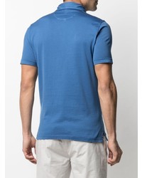 Мужская синяя футболка-поло от Fedeli