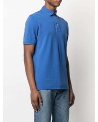 Мужская синяя футболка-поло от Fedeli