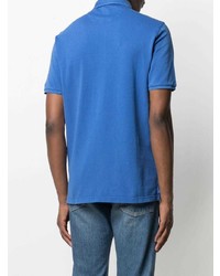 Мужская синяя футболка-поло от Fedeli