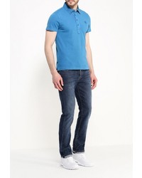 Мужская синяя футболка-поло от Blauer