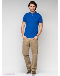 Мужская синяя футболка-поло от BLEND