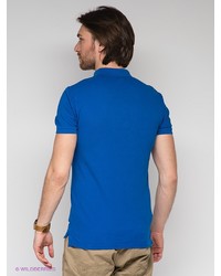 Мужская синяя футболка-поло от BLEND