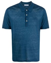 Мужская синяя футболка-поло от Boglioli