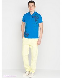 Мужская синяя футболка-поло от Bomboogie