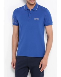 Мужская синяя футболка-поло от Boss Green