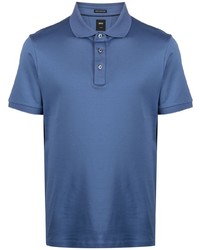 Мужская синяя футболка-поло от BOSS HUGO BOSS