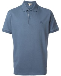 Мужская синяя футболка-поло от Burberry