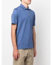 Мужская синяя футболка-поло от Canali