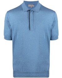 Мужская синяя футболка-поло от Canali