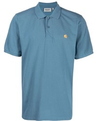 Мужская синяя футболка-поло от Carhartt WIP