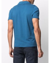 Мужская синяя футболка-поло от Majestic Filatures