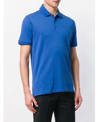 Мужская синяя футболка-поло от Peuterey