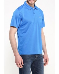 Мужская синяя футболка-поло от Columbia