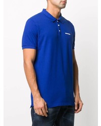 Мужская синяя футболка-поло от DSQUARED2