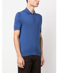 Мужская синяя футболка-поло от Malo