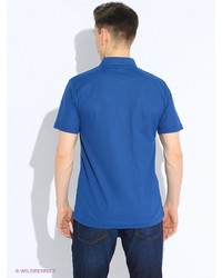 Мужская синяя футболка-поло от E-Bound by Earth Bound