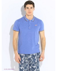 Мужская синяя футболка-поло от E-Bound by Earth Bound