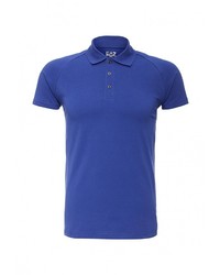 Мужская синяя футболка-поло от EA7