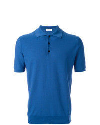 Мужская синяя футболка-поло от Fashion Clinic Timeless