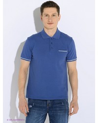 Мужская синяя футболка-поло от Fine Joyce