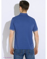 Мужская синяя футболка-поло от Fine Joyce