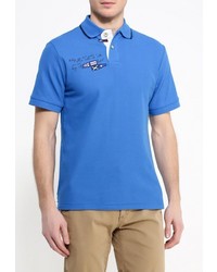 Мужская синяя футболка-поло от FIVE seasons