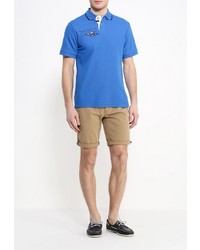 Мужская синяя футболка-поло от FIVE seasons