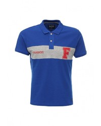 Мужская синяя футболка-поло от Frank NY