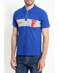 Мужская синяя футболка-поло от Frank NY