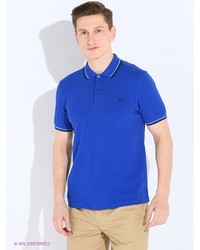 Мужская синяя футболка-поло от Fred Perry