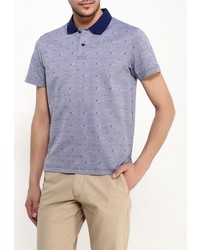 Мужская синяя футболка-поло от Gant