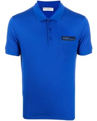 Мужская синяя футболка-поло от Givenchy