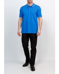 Мужская синяя футболка-поло от GREG