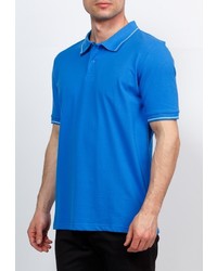 Мужская синяя футболка-поло от GREG