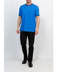 Мужская синяя футболка-поло от GREG