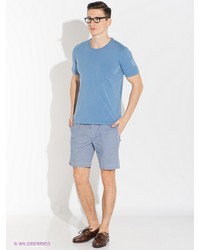 Мужская синяя футболка-поло от Greg Horman